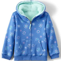 Lands' End Kids High Pile Lined Zip Hoodie -Clothing store GUEST 00cc8be5 e2c5 4433 bbd7 b1179d115157