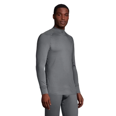Lands' End Men's Stretch Thermaskin Long Underwear Mock Neck Base Layer 2 Lands' End Men's Stretch Thermaskin Long Underwear Mock Neck Base Layer - Image 2