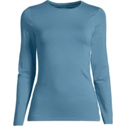 Lands' End Women's Plus Size Long Sleeve Lightweight Jersey Crew Neck Top -Clothing store GUEST 0312ac3e 046f 4c5a 82a7 304964032030