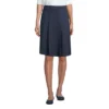 Lands' End Lands' End School Uniform Women's Ponte Pleat Skirt