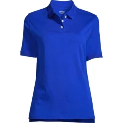Lands' End School Uniform Women's Short Sleeve Interlock Polo Shirt -Clothing store GUEST 0475e357 eab5 495f 9ce4 45a26c7020f5