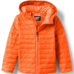 Lands' End Kids ThermoPlume Packable Hooded Jacket -Clothing store GUEST 04a0e43a 50b4 4215 83c8 ca6947223741