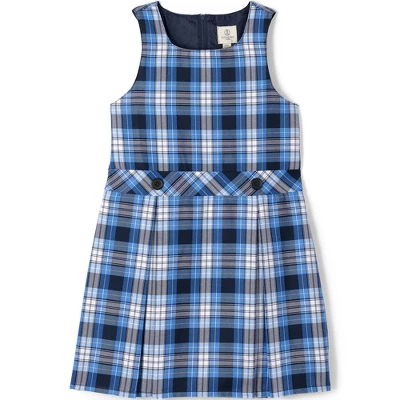 Lands' End Girls Uniform Plaid Jumper 8 Lands' End Girls Uniform Plaid Jumper - Image 8