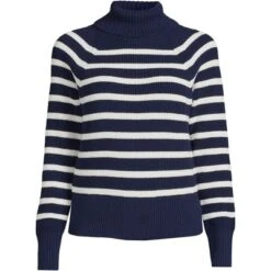 Lands' End Women's Drifter Cotton Must Have T-Neck Sweater -Clothing store GUEST 05bec453 8d2b 435f b6fb 3464661f0e33