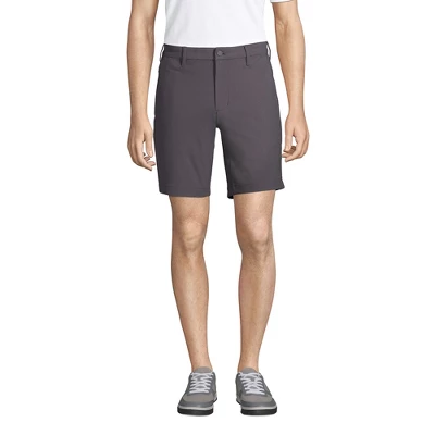 Lands' End Men's Straight Fit Flex Performance Chino Shorts 3 Lands' End Men's Straight Fit Flex Performance Chino Shorts - Image 3