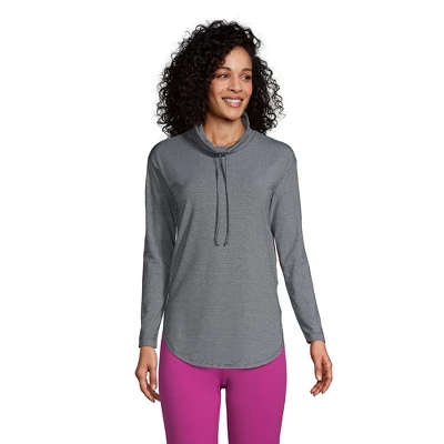 Lands' End Women's Power Performance Cowl Neck Top 8 Lands' End Women's Power Performance Cowl Neck Top - Image 8
