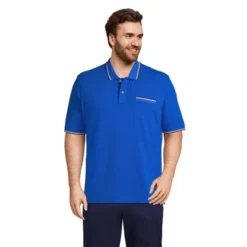 Lands' End Men's Short Sleeve Comfort First Solid Mesh Polo With Pocket -Clothing store GUEST 0af699c4 a543 46b4 b5c5 623f232cc3c9