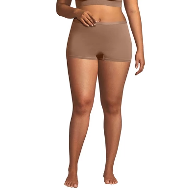 Lands' End Women's Comfort Knit Mid Rise Boyshort Underwear - 2 Pack 5 Lands' End Women's Comfort Knit Mid Rise Boyshort Underwear - 2 Pack - Image 5