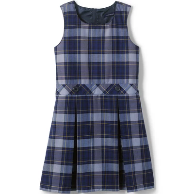 Lands' End Girls Uniform Plaid Jumper 6 Lands' End Girls Uniform Plaid Jumper - Image 6