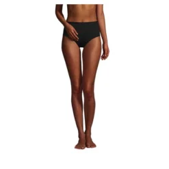 Lands' End Women's Chlorine Resistant Reversible High Waisted Bikini Bottoms