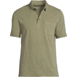 Lands' End Men's Short Sleeve Slub Pocket Polo -Clothing store GUEST 0d809e4f 683a 4fac 9e98 aad329466bcb