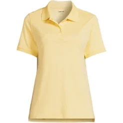 Lands' End School Uniform Women's Short Sleeve Interlock Polo Shirt -Clothing store GUEST 0e03071e 12ae 4f55 872a 7fd28e9dd1a0