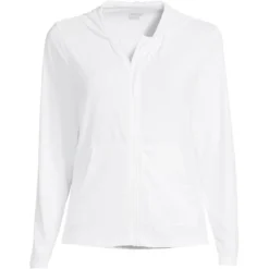 Lands' End Women's Hooded Full Zip Long Sleeve Rash Guard UPF 50 Sun Protection Cover-up Pockets 9 Lands' End Women's Hooded Full Zip Long Sleeve Rash Guard UPF 50 Sun Protection Cover-up Pockets -Clothing store GUEST 11b9624d 8262 4cb8 9386 4b55d2ac59da