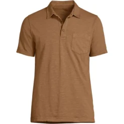 Lands' End Men's Short Sleeve Slub Pocket Polo -Clothing store GUEST 12aa92bd 5bf0 4e1f a291 6dddb36bebdb