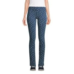 Lands' End Women's Starfish Mid Rise Slim Leg Elastic Waist Pull On Pants -Clothing store GUEST 141095d9 2f3c 49bb 9ccc b6917a65c306