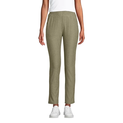 Lands' End Women's Active High Rise Soft Performance Refined Tapered Ankle Pants 5 Lands' End Women's Active High Rise Soft Performance Refined Tapered Ankle Pants - Image 5