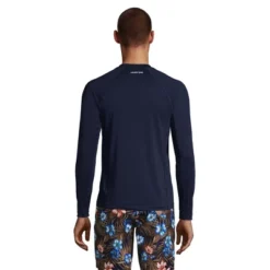 Lands' End Men's Long Sleeve Swim Tee Rash Guard