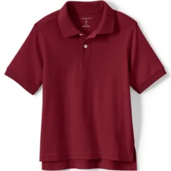 Lands' End School Uniform Kids Short Sleeve Interlock Polo Shirt -Clothing store GUEST 14de4bc6 970f 4d6f abdc 5e28c36338ca