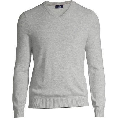 Lands' End Men's Fine Gauge Cashmere V-neck Sweater 6 Lands' End Men's Fine Gauge Cashmere V-neck Sweater - Image 6