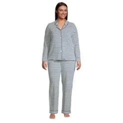 Lands' End Women's Plus Size Comfort Knit Pajama Set Long Sleeve Top And Pants -Clothing store GUEST 1582da83 26cf 4fb5 9aef eb60a3b44508