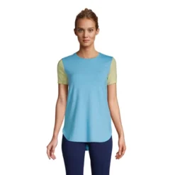 Lands' End Women's Moisture Wicking UPF Sun Short Sleeve Curved Hem Tunic Top-Print 12 Lands' End Women's Moisture Wicking UPF Sun Short Sleeve Curved Hem Tunic Top-Print -Clothing store GUEST 15bd177e 46d7 475c a092 bec77535351f