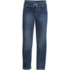 Lands' End Boys Slim Iron Knee Stretch Pull On Denim Jeans 7 Lands' End Boys Slim Iron Knee Stretch Pull On Denim Jeans -Clothing store GUEST 15fb099b 2017 42d0 a410 f8895155bc74