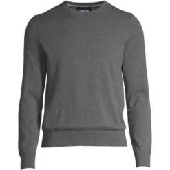 Lands' End Men's Fine Gauge Supima Cotton Crewneck Sweater -Clothing store GUEST 164ac34c 820e 4721 92c1 edf406941c96