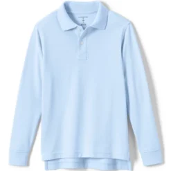 Lands' End School Uniform Kids Long Sleeve Mesh Polo Shirt -Clothing store GUEST 1661dbdb 98b6 4438 8027 23a1f8b89127