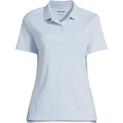 Lands' End School Uniform Women's Short Sleeve Feminine Fit Interlock Polo Shirt -Clothing store GUEST 16674c84 aea6 4177 b52d 608cf0209ac1