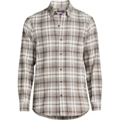 Lands' End Men's Traditional Fit Flagship Flannel Shirt -Clothing store GUEST 16d3ab4a 8c90 4702 ada8 529dbe200bb1