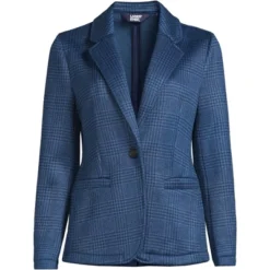 Lands' End Women's Sweater Fleece Blazer Jacket - The Blazer -Clothing store GUEST 188cf40b 09c2 43ae ae91 f6f92c307782