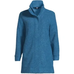 Lands' End Women's Boucle Fleece Coat -Clothing store GUEST 18fc7490 46ba 402c af5a 8894e573b5eb