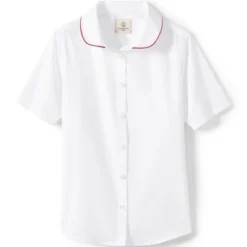 Lands' End School Uniform Girls Piped Peter Pan Collar Broadcloth Shirt -Clothing store GUEST 197d8a0d 6988 48ea add1 a5fe9299566e