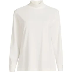 Lands' End Women's Plus Size Long Sleeve Super T Mock -Clothing store GUEST 1aaefb59 afb6 489b bf73 a5cd707fb03d