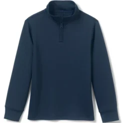 Lands' End Lands' End School Uniform Kids Quarter Zip Pullover -Clothing store GUEST 1bec63af 80d6 4481 8404 82fdf885a7a5