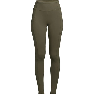 Lands' End Women's Active High Rise Compression Slimming Pocket Leggings 6 Lands' End Women's Active High Rise Compression Slimming Pocket Leggings - Image 6
