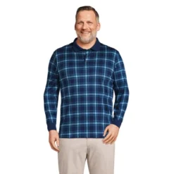 Lands' End Men's Long Sleeve Super Soft Supima Polo Shirt -Clothing store GUEST 1d2e49d4 ad22 43aa b007 9fcc0f36ffd4