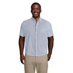 Lands' End Men's Traditional Fit Short Sleeve Essential Lightweight Poplin -Clothing store GUEST 23b84318 df82 4ced abe5 59926f614d69