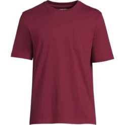 Lands' End Men's Super-T Short Sleeve T-Shirt With Pocket -Clothing store GUEST 24b3f9c8 4109 4b5f 890d 96bd07ae012a
