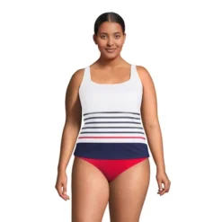 Lands' End Women's Square Neck Underwire Tankini Top Swimsuit Adjustable Straps -Clothing store GUEST 251b2890 e67b 470e 8c4e 4b20b98e1bca