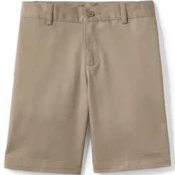 Lands' End School Uniform Boys Plain Front Blend Chino Shorts -Clothing store GUEST 26787964 b4f8 47a1 b07b b02f5516abae