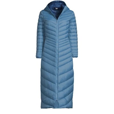 Lands' End Women's Plus Size Wanderweight Ultralight Packable Maxi Down Coat 6 Lands' End Women's Plus Size Wanderweight Ultralight Packable Maxi Down Coat - Image 6