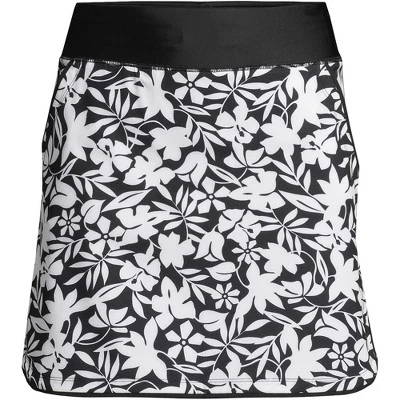 Lands' End Women's Quick Dry Elastic Waist Active Board Skort Swim Skirt 8 Lands' End Women's Quick Dry Elastic Waist Active Board Skort Swim Skirt - Image 8