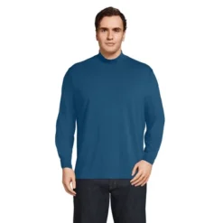 Lands' End Men's Super-T Mock Turtleneck -Clothing store GUEST 272fb74e 62ad 45f7 a034 31e15d298f92