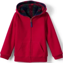 Lands' End Kids High Pile Lined Zip Hoodie -Clothing store GUEST 28e43b72 b915 4312 a565 5688aeb33690