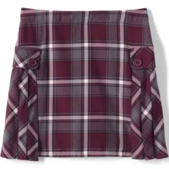 Lands' End School Uniform Girls Slim Side Pleat Plaid Skort Above Knee 16 Lands' End School Uniform Girls Slim Side Pleat Plaid Skort Above Knee -Clothing store GUEST 2a2b6cbe 31c3 4999 9093 d968288ffa55