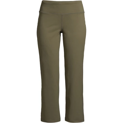 Lands' End Lands' End Women's Tall Active Crop Yoga Pants 5 Lands' End Lands' End Women's Tall Active Crop Yoga Pants - Image 5