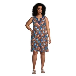 Lands' End Women's Cotton Jersey Sleeveless Swim Cover-up Dress 37 Lands' End Women's Cotton Jersey Sleeveless Swim Cover-up Dress -Clothing store GUEST 2b8472ff bcba 4b4b a13a 29566e88715c