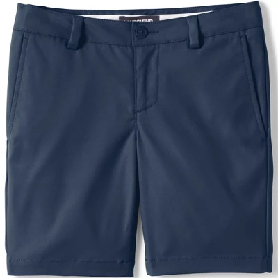 Lands' End Lands' End School Uniform Girls Active Chino Shorts 3 Lands' End Lands' End School Uniform Girls Active Chino Shorts - Image 3