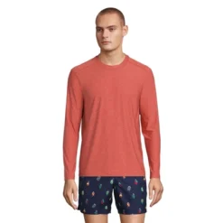 Lands' End Men's Long Sleeve Swim Tee Rash Guard -Clothing store GUEST 2cd71636 0dc5 4ef2 a5bf 2739f8678960